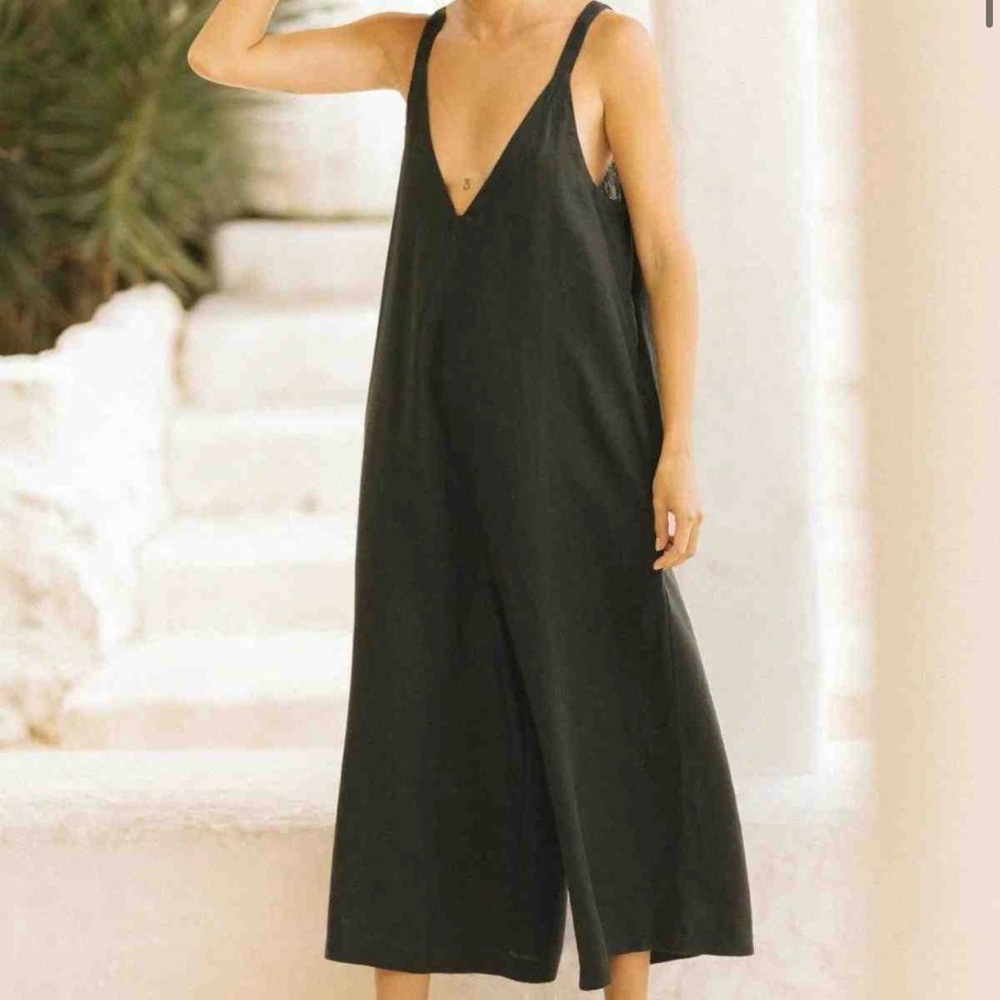 Myrah Penaloza Kundalini Linen Playsuit